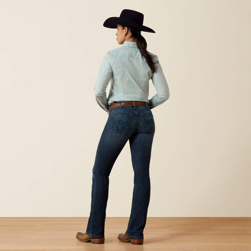 Women's Ariat Mid Rise Luisa Boot Cut Jeans