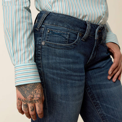 Women's Ariat Mid Rise Luisa Boot Cut Jeans
