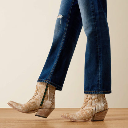 Women's Ariat Perfect Rise Relaxed Petra Flipside Straight Leg Jeans