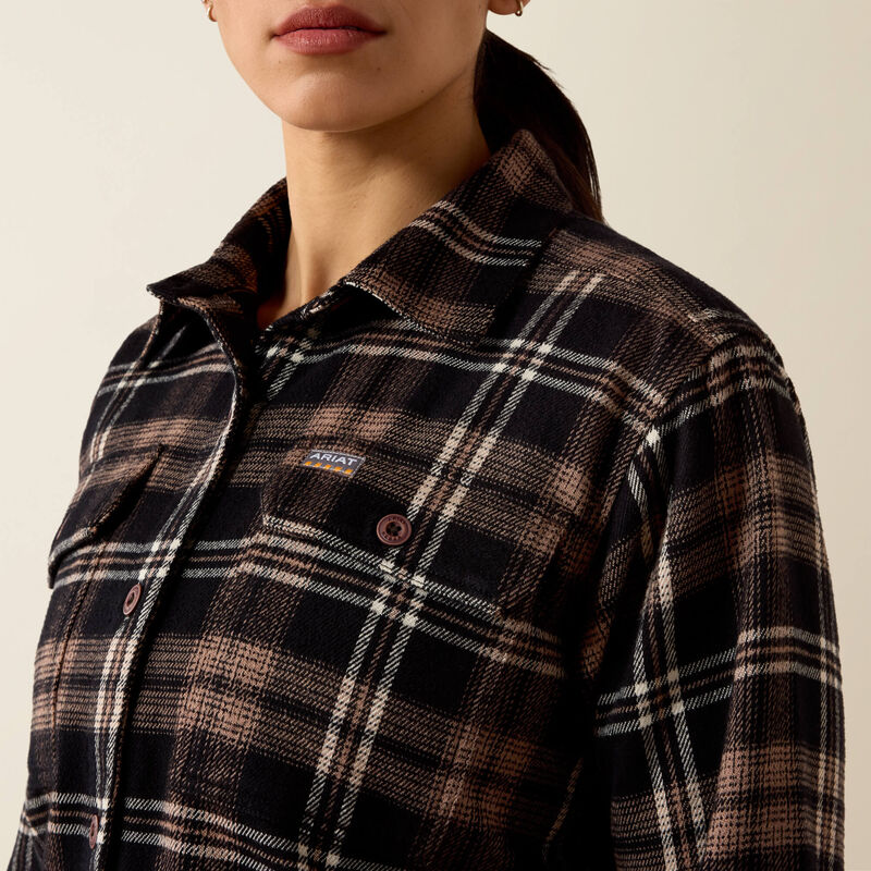 Women's Ariat Rebar Heavy Flannel Work Shirt