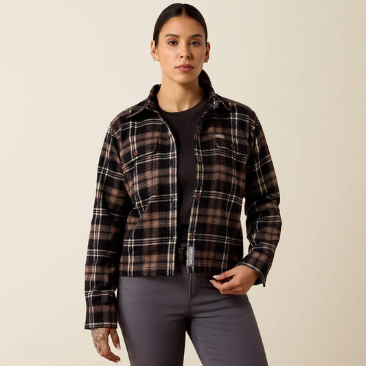 Women's Ariat Rebar Heavy Flannel Work Shirt
