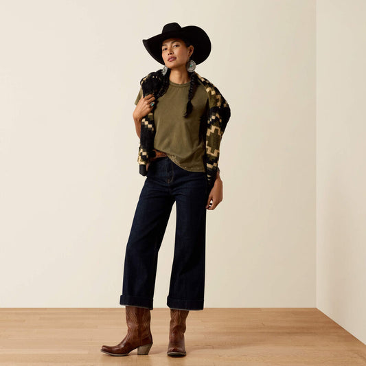 Women's Ariat Roping T-Shirt - Ivy Green