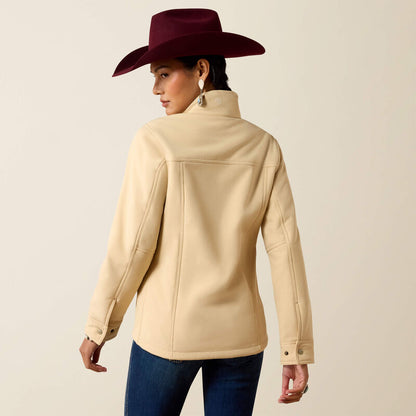 Women’s Ariat Berber Back Softshell Jacket - Irish Cream