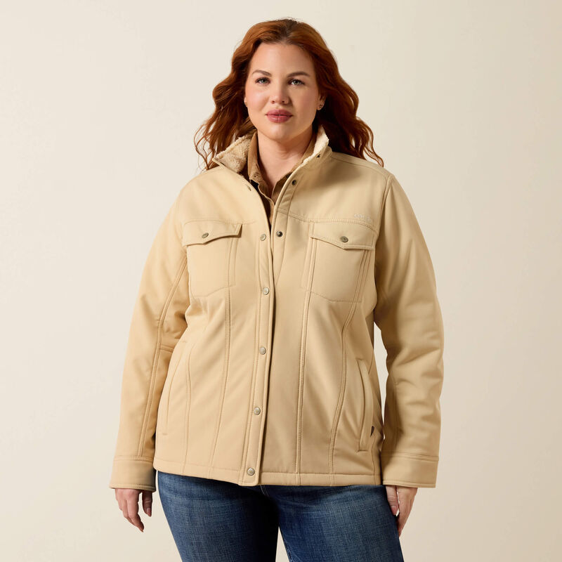 Women’s Ariat Berber Back Softshell Jacket - Irish Cream