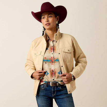 Women’s Ariat Berber Back Softshell Jacket - Irish Cream