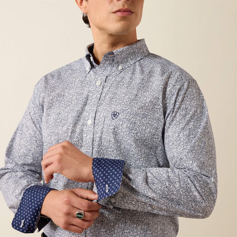 Men's Ariat Wrinkle Free Willard Fitted Shirt