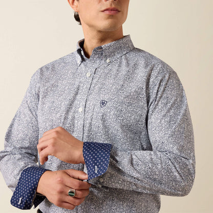 Men's Ariat Wrinkle Free Willard Fitted Shirt