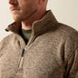 Men's Ariat Caldwell 1/4 Zip Sweater - Savannah Tan