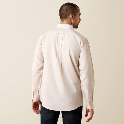 Men's Ariat Wrinkle Free Solid Pinpoint Oxford Classic Fit Shirt