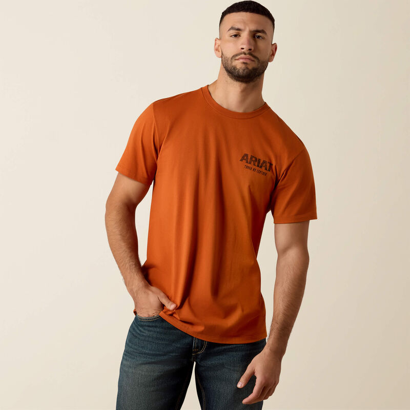 Men's Ariat Tough As Leather Graphic T-Shirt