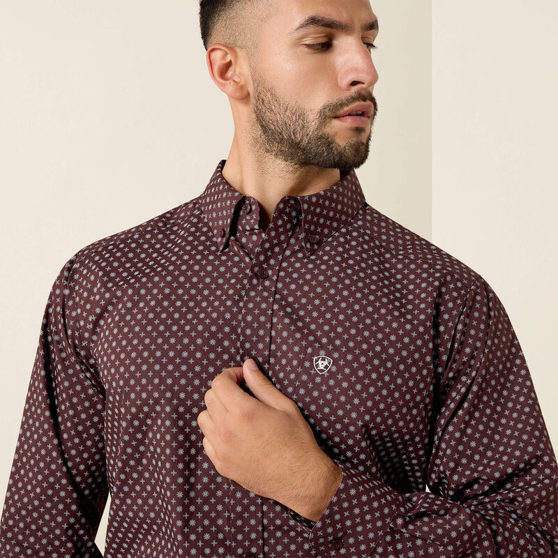 Men's Ariat Constantine Classic Fit Shirt - Fudge
