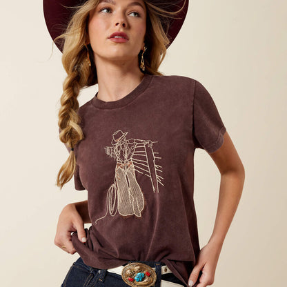 Women's Ariat Rebel With A Cause T-Shirt