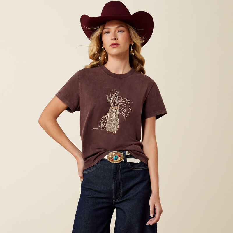 Women's Ariat Rebel With A Cause T-Shirt