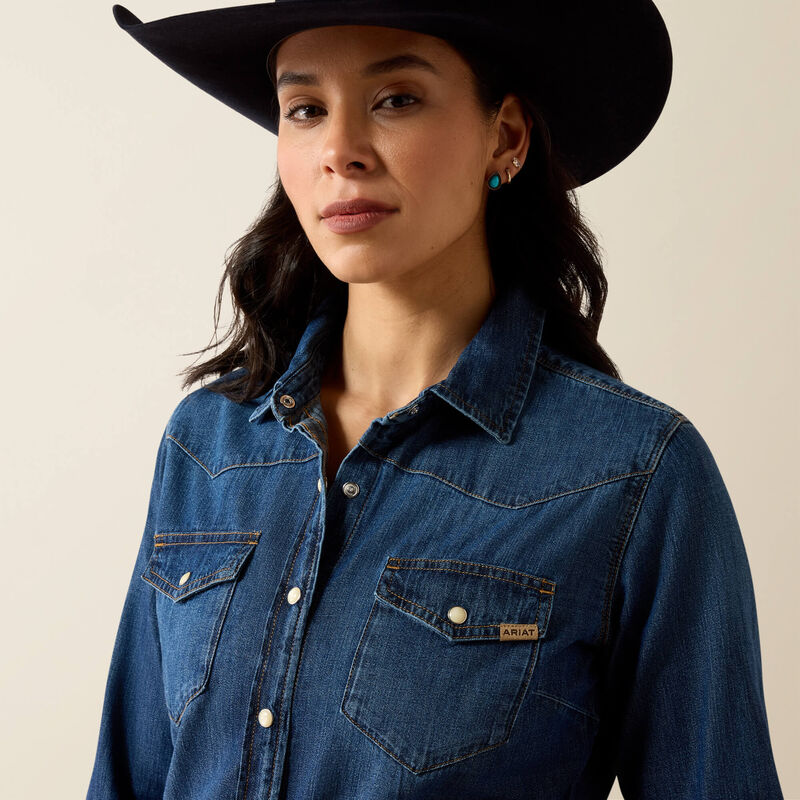 Women's Ariat Farriday Denim Shirt