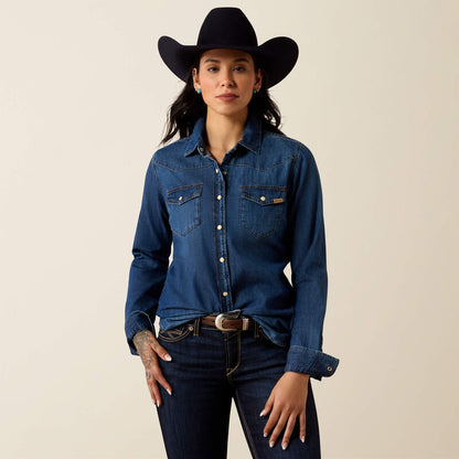 Women's Ariat Farriday Denim Shirt