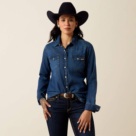 Women's Ariat Farriday Denim Shirt