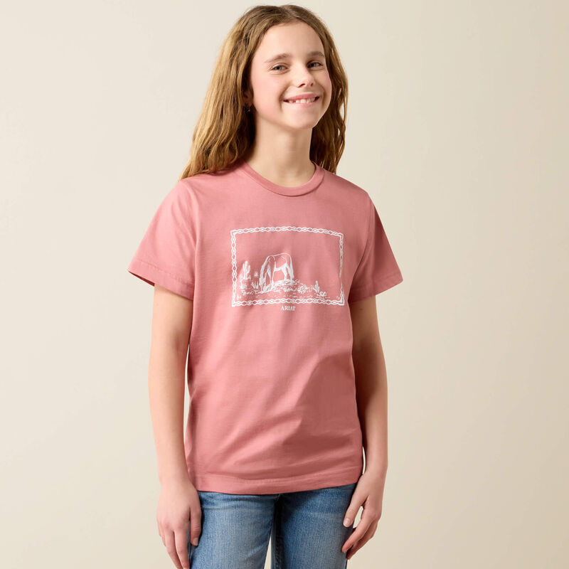 Girl's Ariat Horse Frame T-Shirt