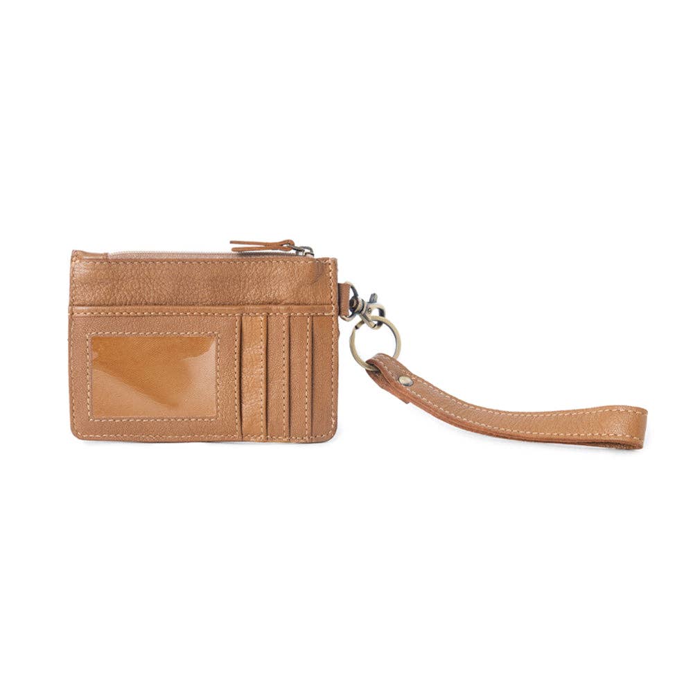 Western Card Holder in Light Brown