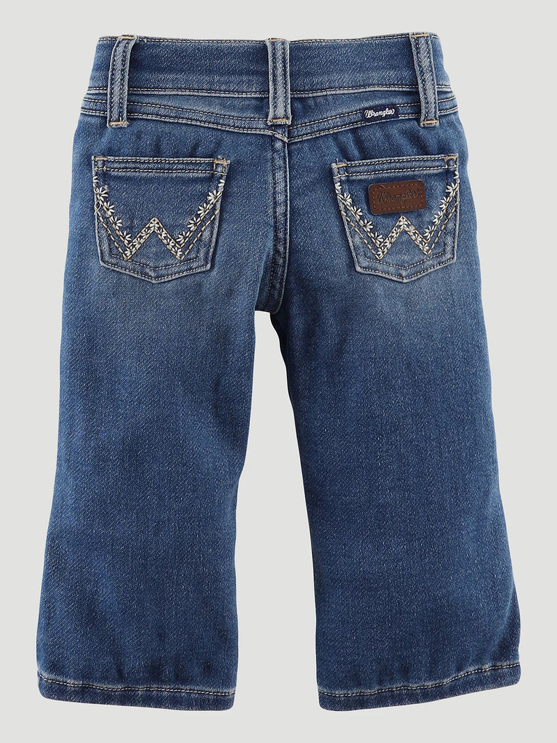 Girl's Infant/Toddler Wrangler W STITCHED Bootcut Jean in Alexis