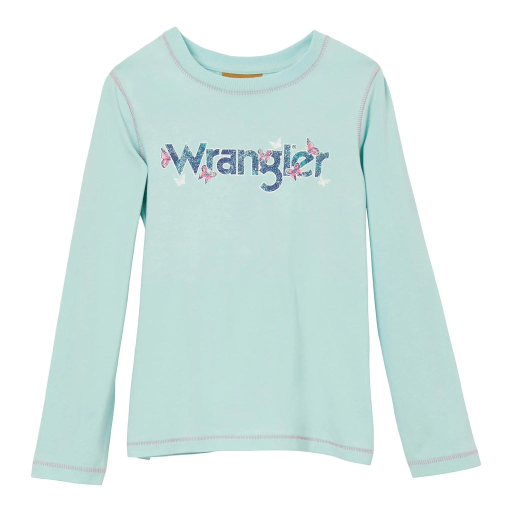 Girl's Wrangler Light Blue T-Shirt