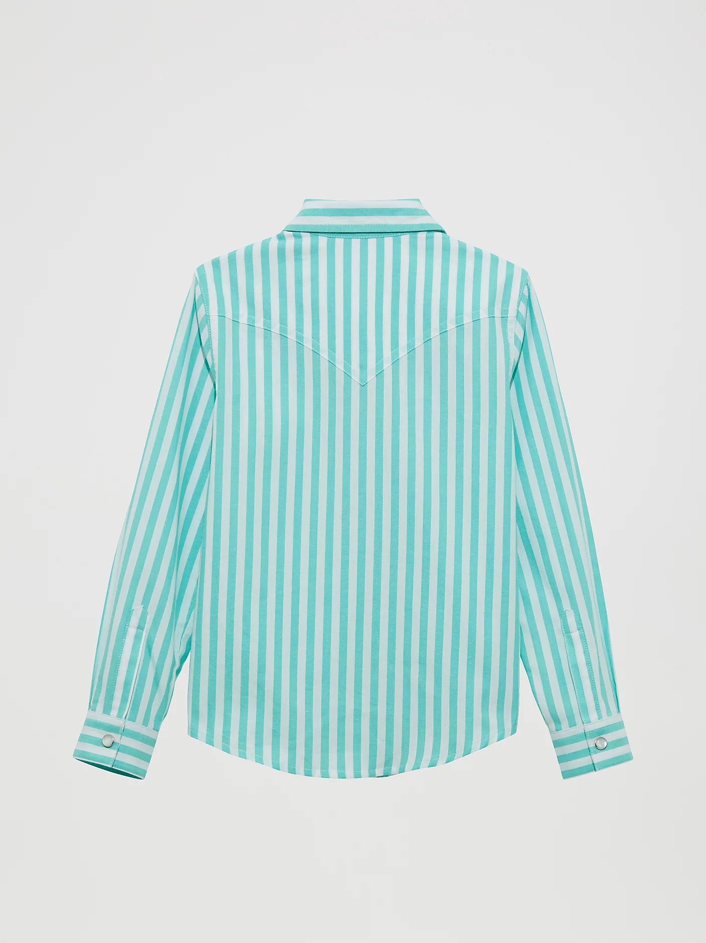 Girl's Wrangler Western Shirt - Teal/White