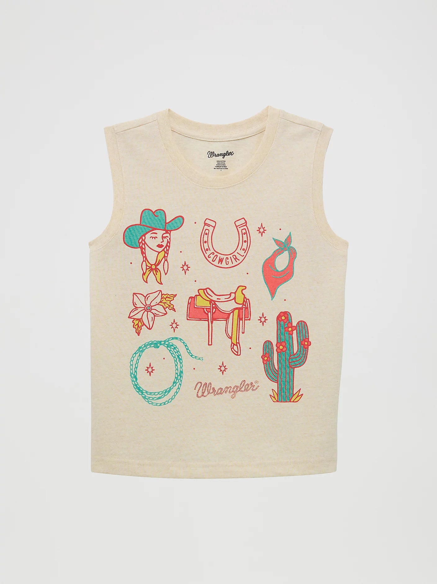 Girl's Wrangler Western Graphic Tank