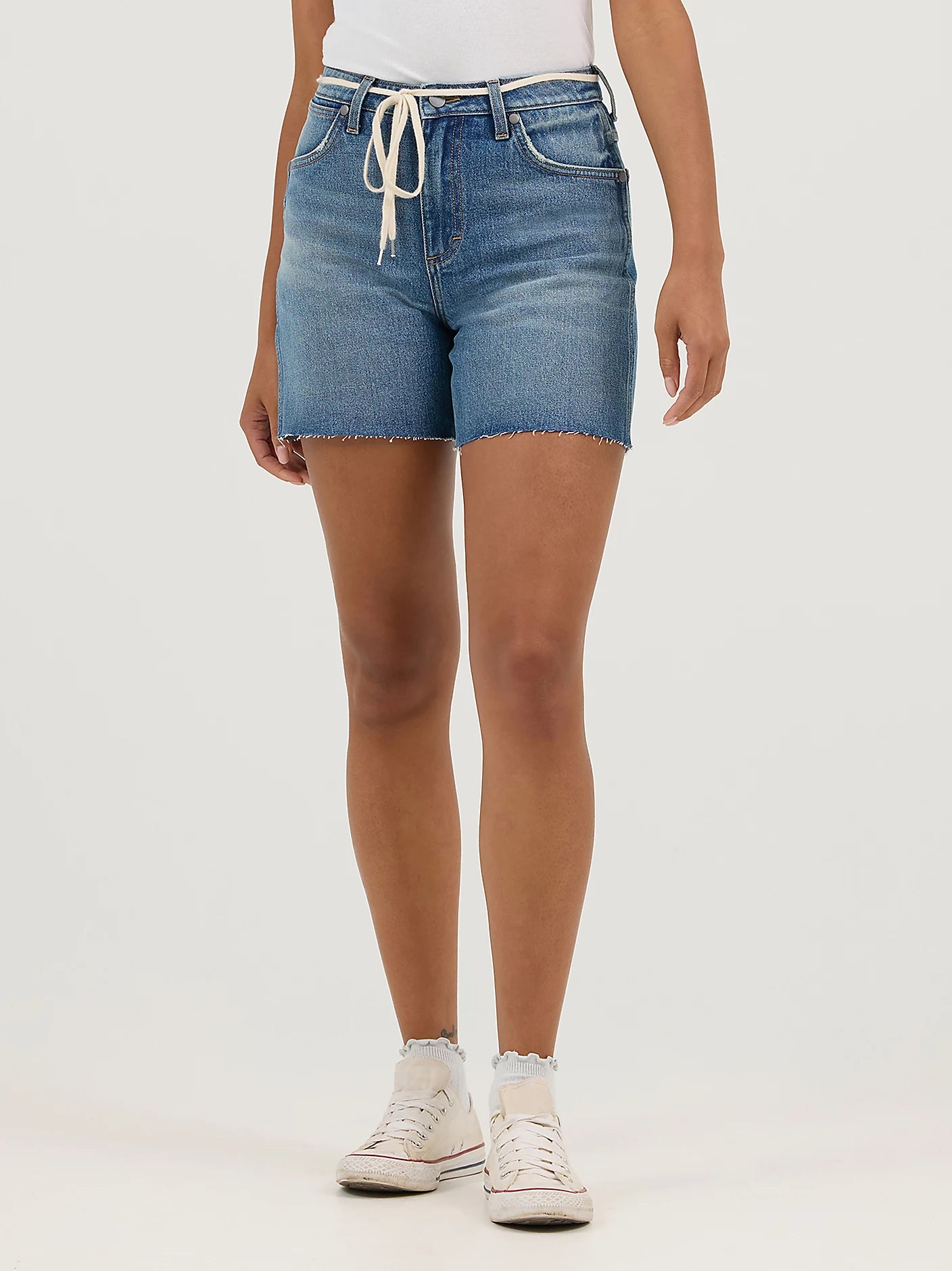 Women's Wrangler High Rise Mid-Length Cowboy Short