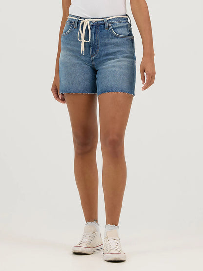 Women's Wrangler High Rise Mid-Length Cowboy Short