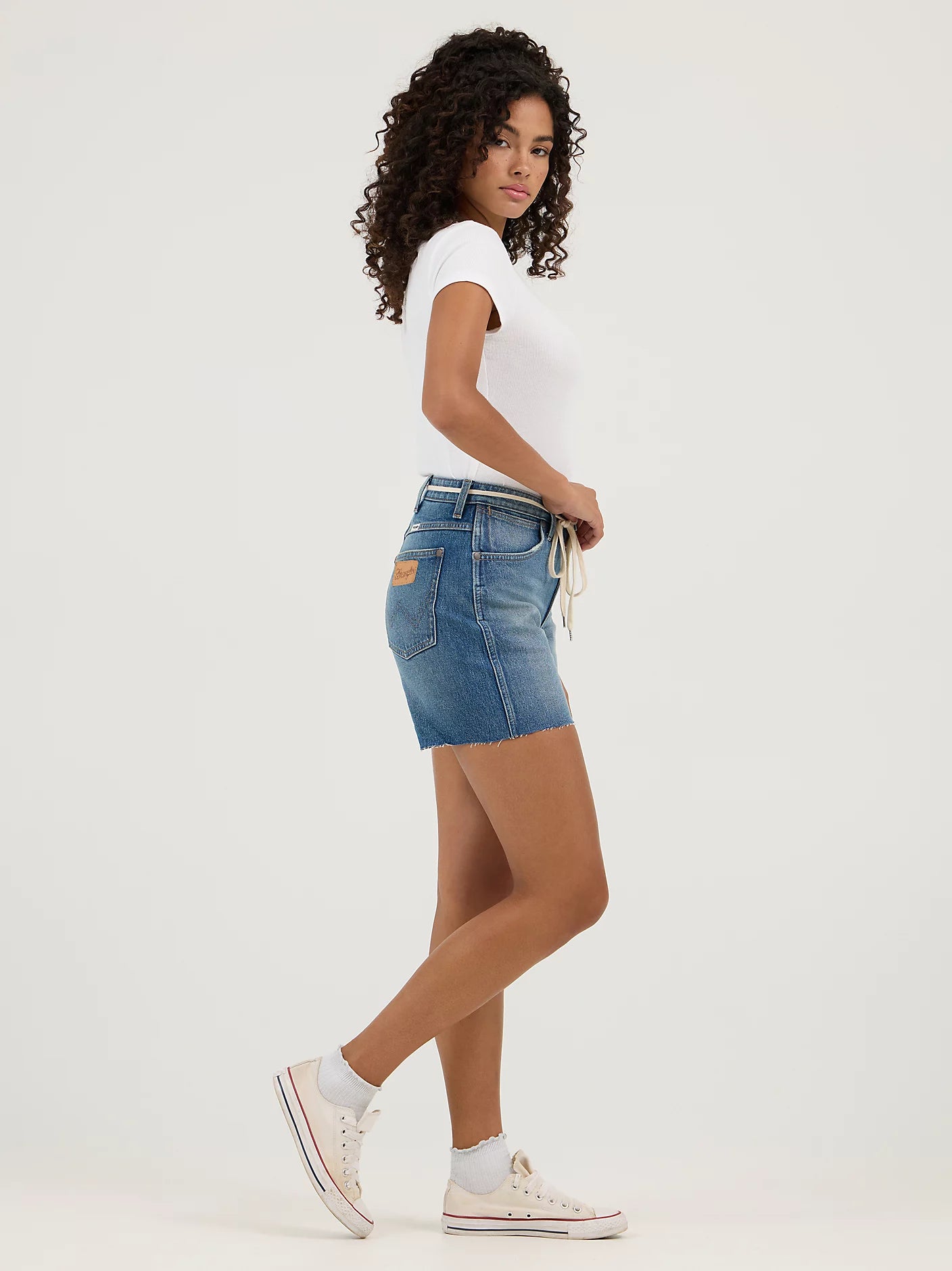 Women's Wrangler High Rise Mid-Length Cowboy Short