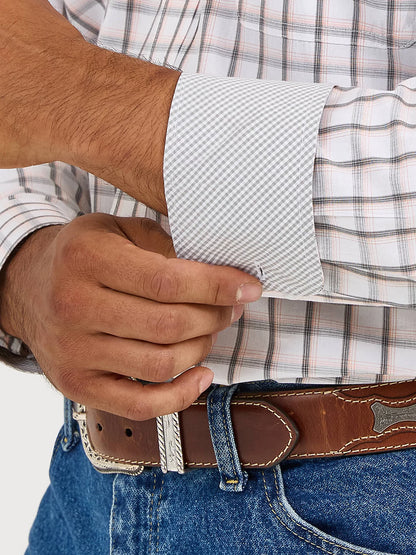 Men's Wrangler George Strait™ Long Sleeve Button Down One Pocket Shirt