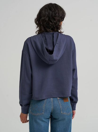 Women's Wrangler Graphic Cropped Relaxed Hoodie