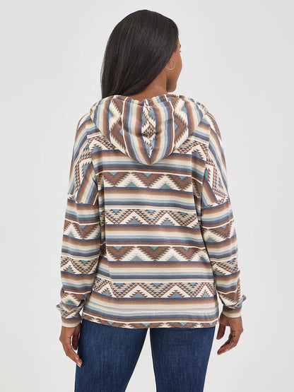 Women's Wrangler Geometric Relaxed Pullover Hoodie