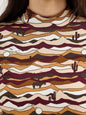 Women's Wrangler Western Print Mock Neck Shirt