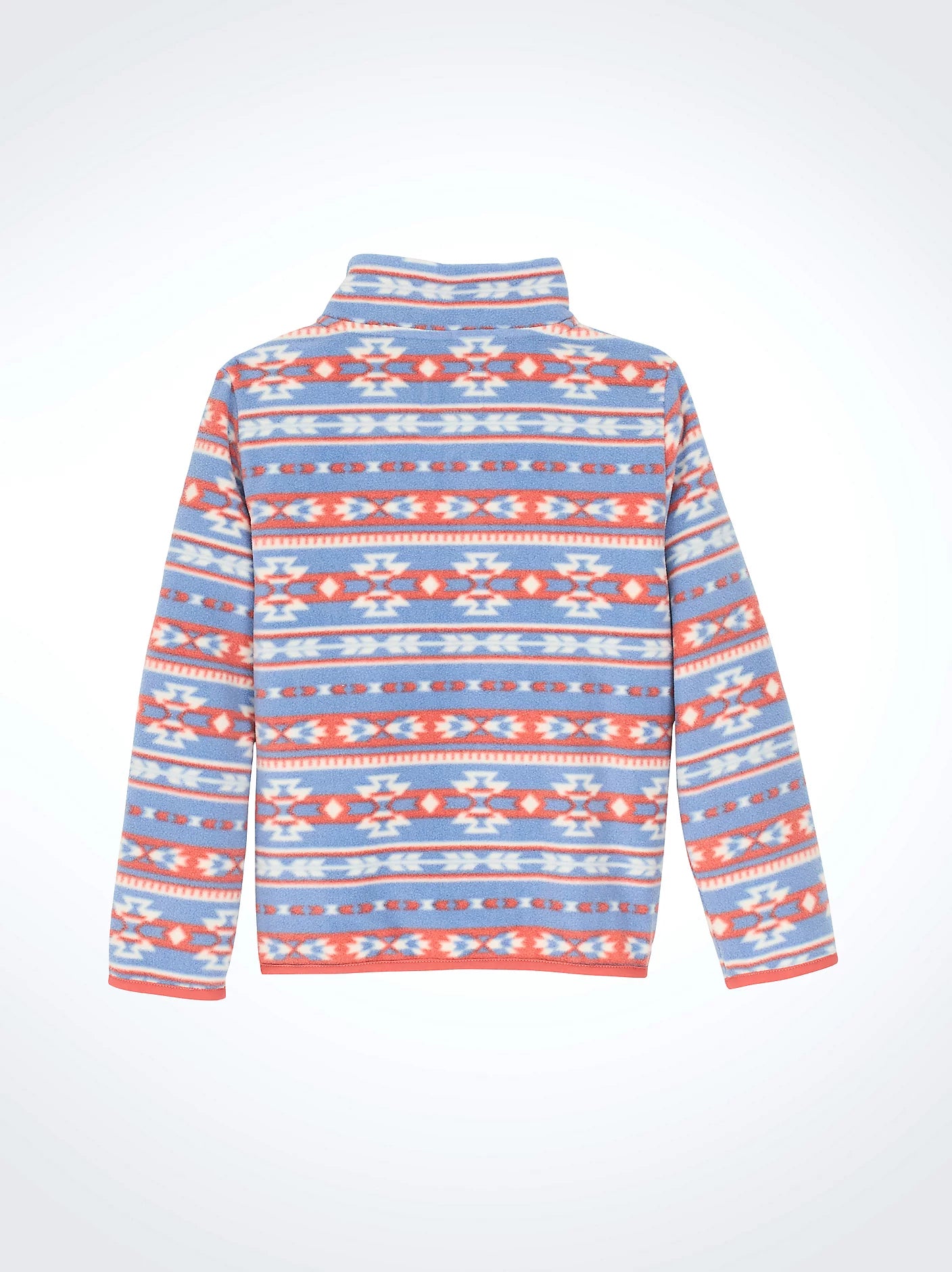 Girl's Wrangler Ruffle Hem Sherpa Zip Jacket