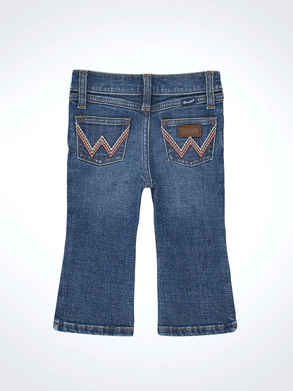 Girl's Infant/Toddler Wrangler Stitched Bootcut Jean