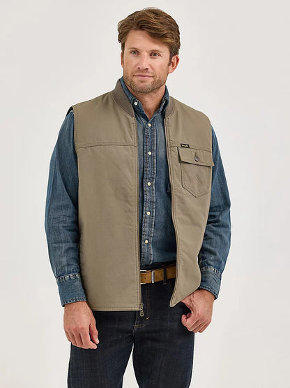 Men's Wrangler Quilt Lined Rancher Vest