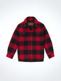 Boy's Wrangler Quilt Lined Flannel Shirt Jacket - Red Buffalo