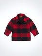 Boy's Wrangler Infant/Toddler Quilt Lined Flannel Shirt Jacket - Red Buffalo