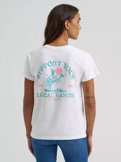 Women's Wrangler Local Ranch Retro Regular Fit Tee