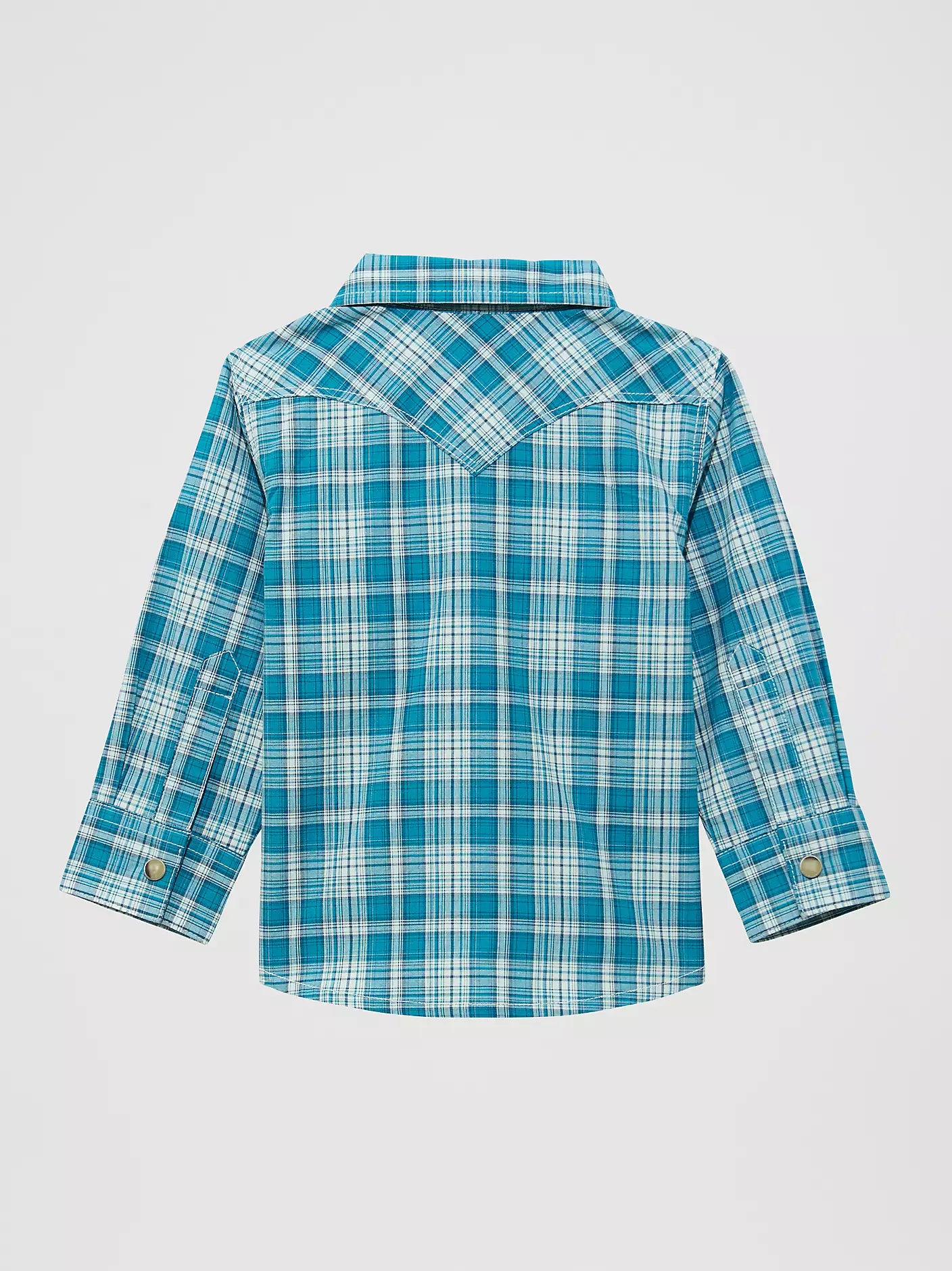 Boy's Wrangler Little Boy's Long Sleeve Plaid Western Snap Shirt