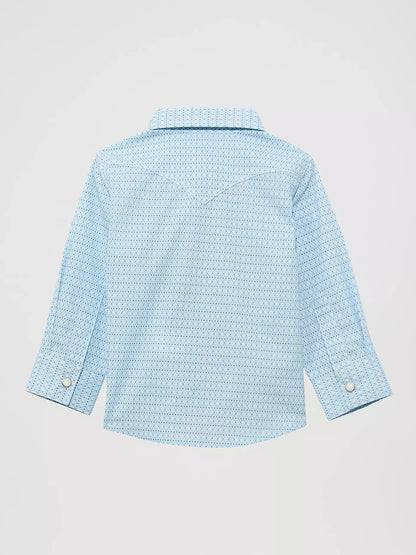 Boy's Wrangler Little Boy's Long Sleeve Print Western Snap Shirt