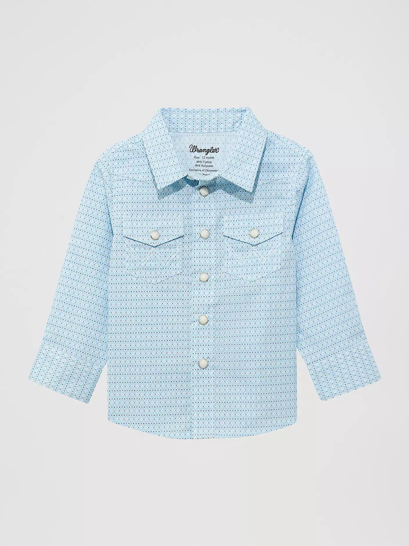 Boy's Wrangler Little Boy's Long Sleeve Print Western Snap Shirt