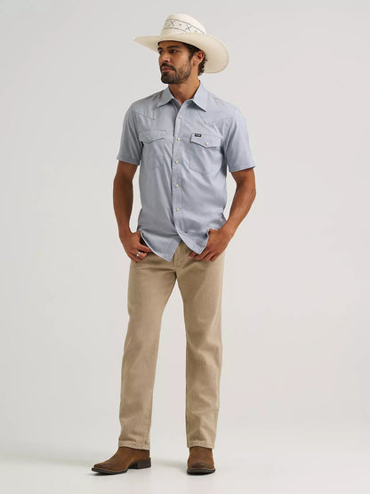 Men's Wrangler All Terrain Gear Drover Short Sleeve Utility Shirt