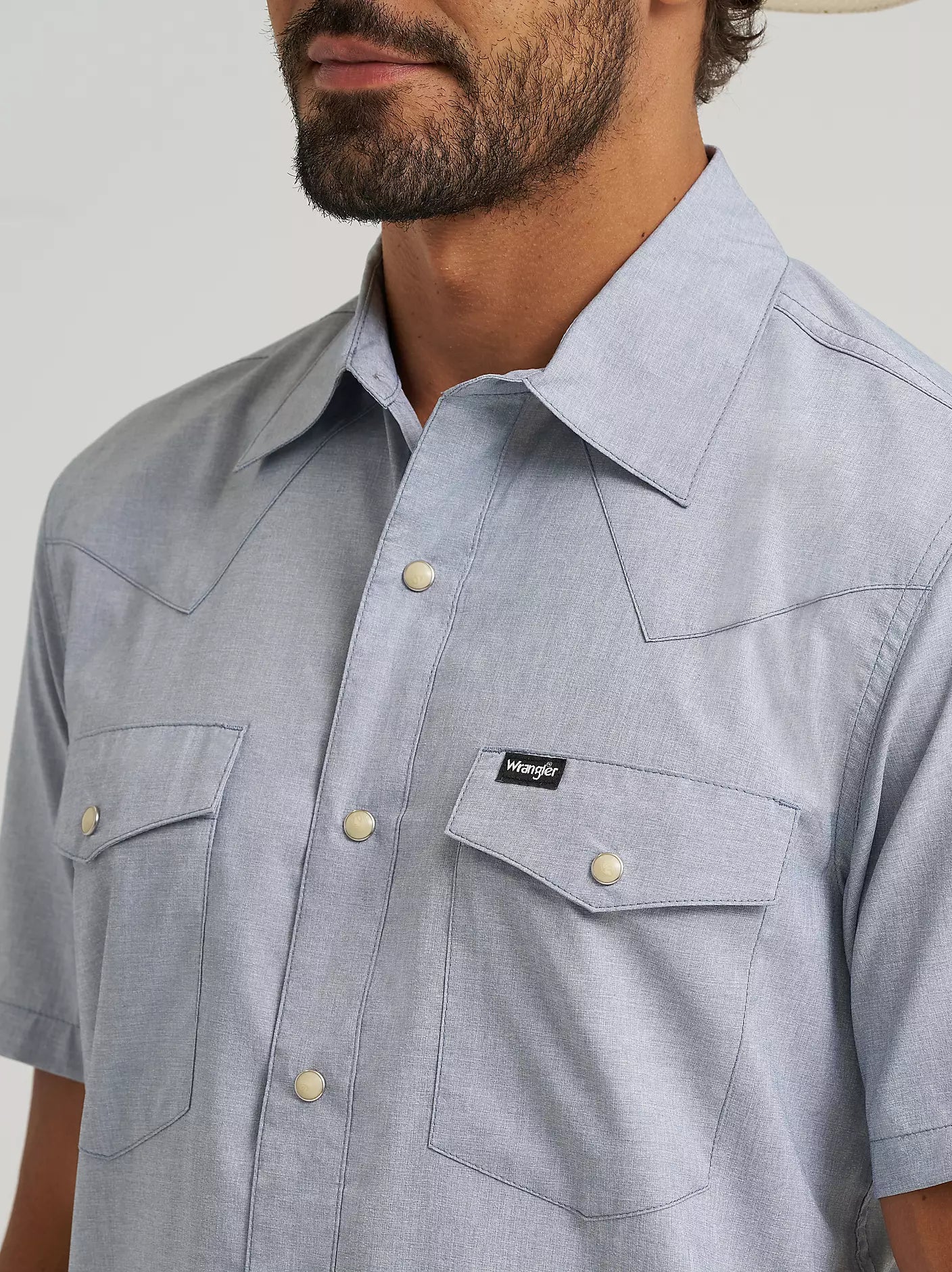 Men's Wrangler All Terrain Gear Drover Short Sleeve Utility Shirt