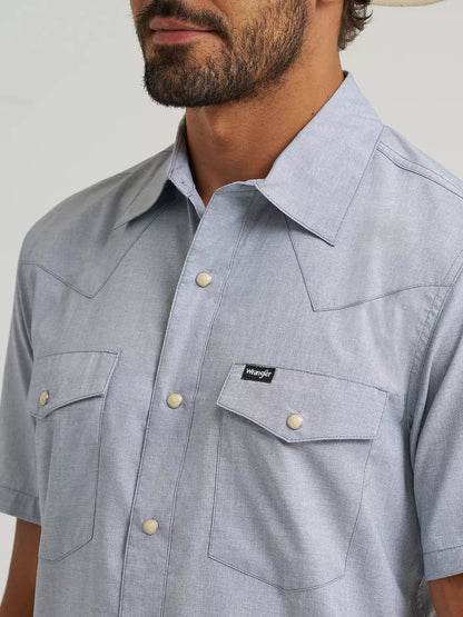 Men's Wrangler All Terrain Gear Drover Short Sleeve Utility Shirt