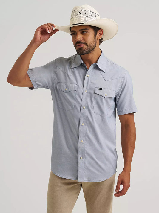 Men's Wrangler All Terrain Gear Drover Short Sleeve Utility Shirt