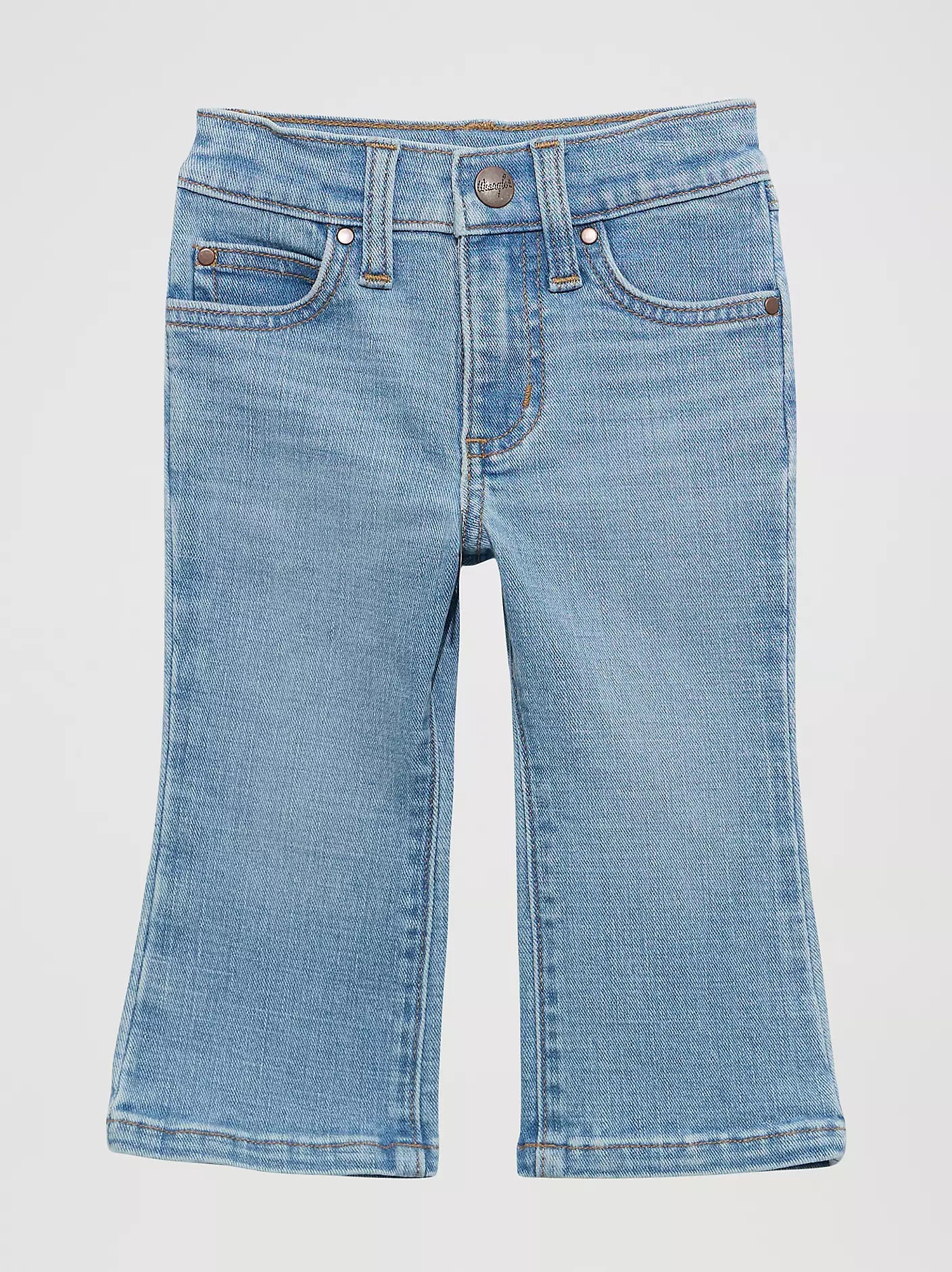 Girl's Wrangler Little Girl's W Stitched Bootcut Jean