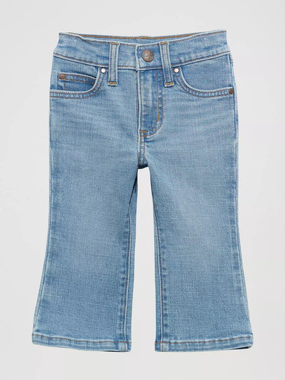 Girl's Wrangler Little Girl's W Stitched Bootcut Jean