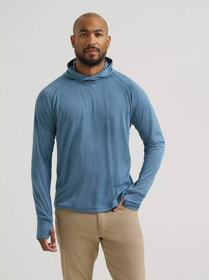 Men's Wrangler All Terrain Gear Hooded Sun Tee