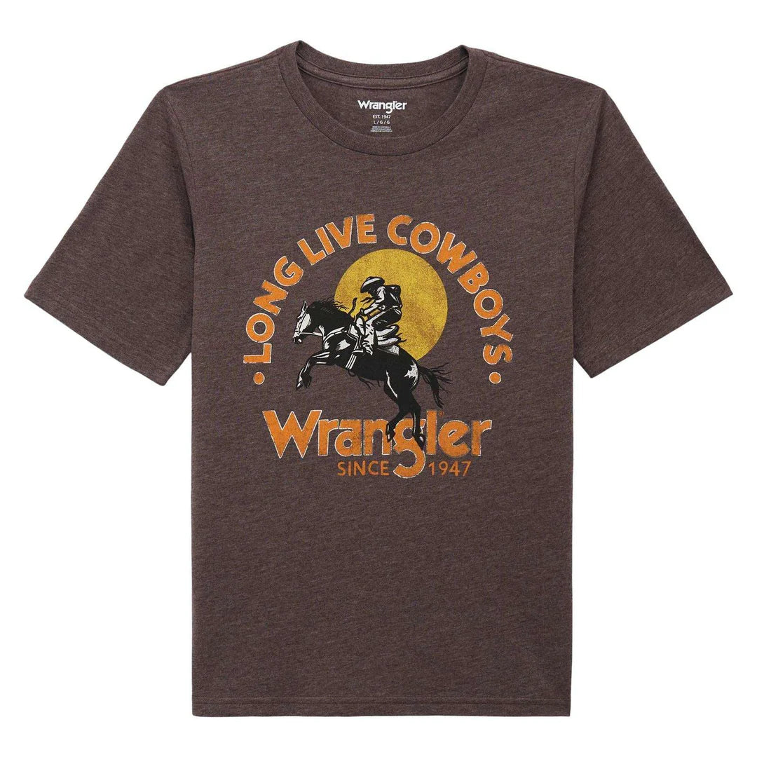 Boy's Wrangler Graphic T-Shirt - Long Live Cowboys